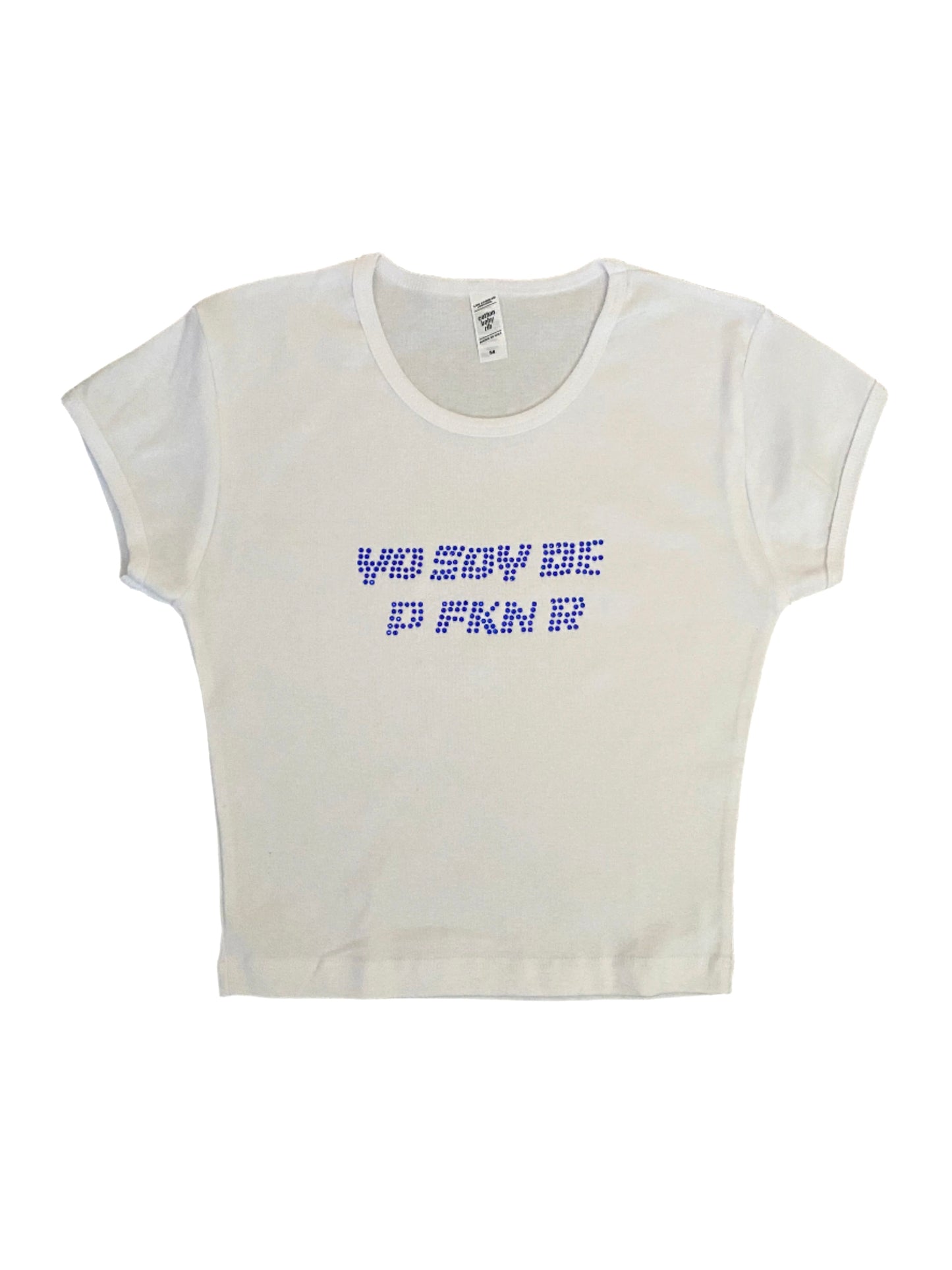 YO SOY DE PFKNR CROP TOP