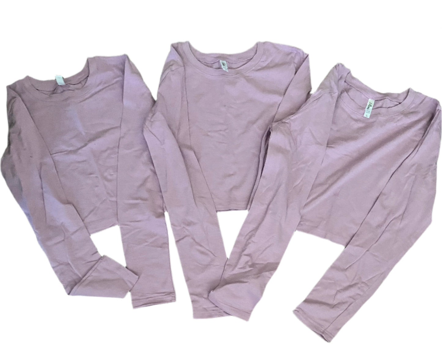 LAVENDER SHORT AND LONG SLEEVE TOP -ANY DESIGN - LAST CHANCE