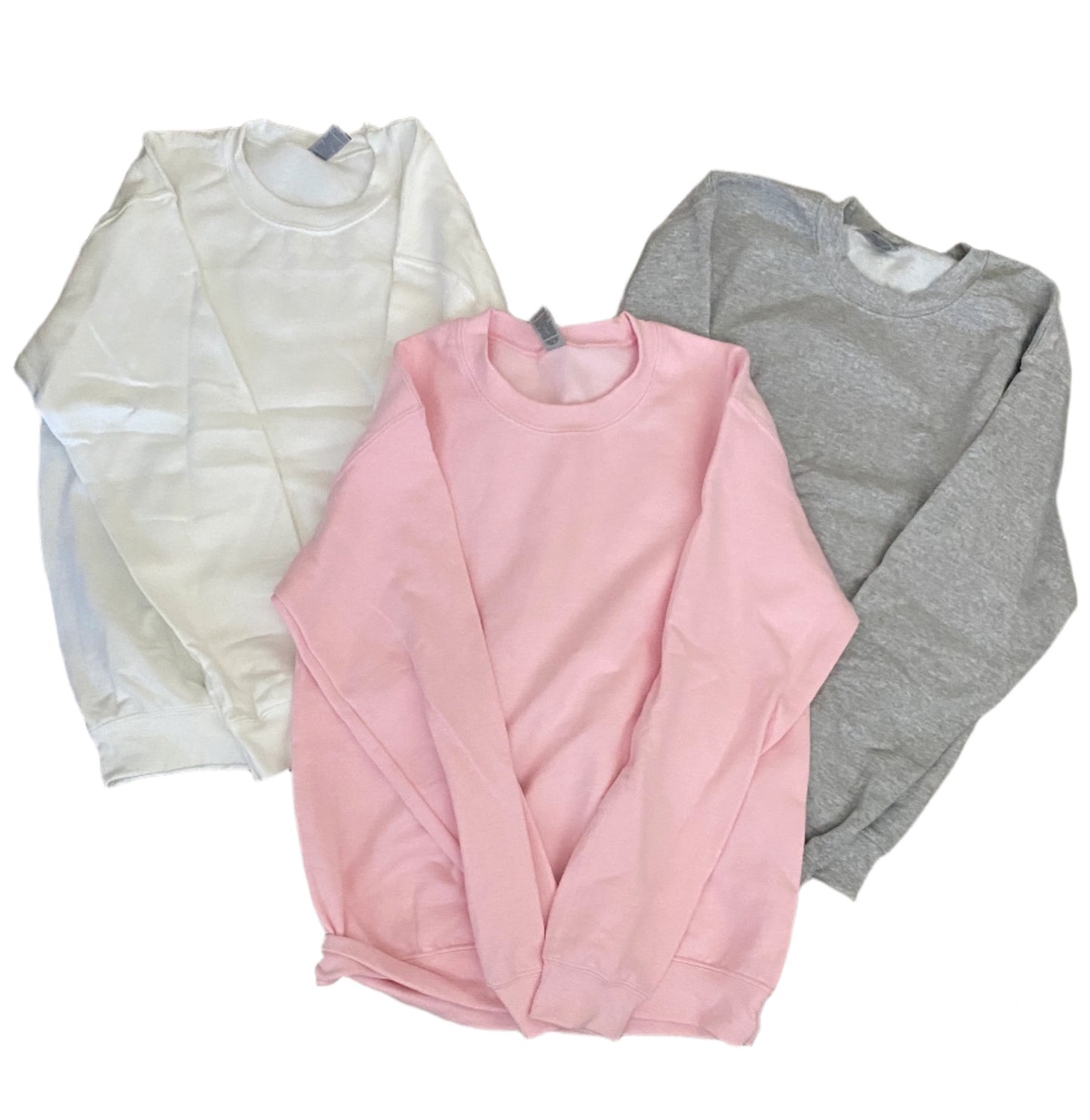 MULTIPLE COLORS - SWEATSHIRTS - ANY DESIGN - LAST CHANCE