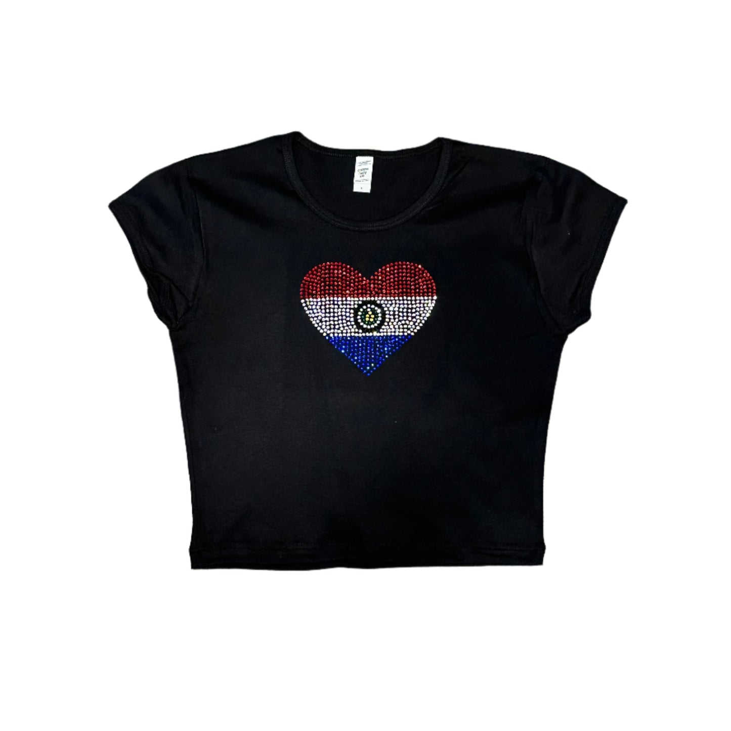 LATIN FLAG CROP TOP