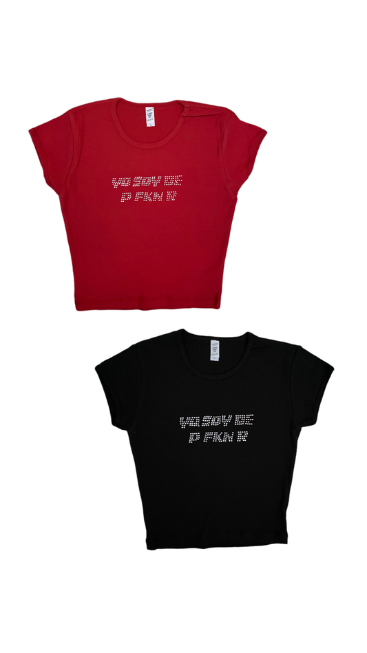 YO SOY DE PFKNR CROP TOP